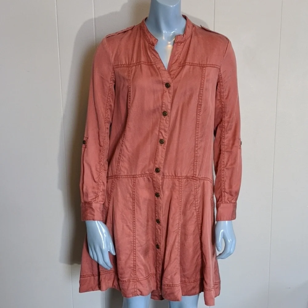 🫰🏼 Anthropologie Holding Horses 'Mariona' Shirtdress Shacket - Picture 2 of 10